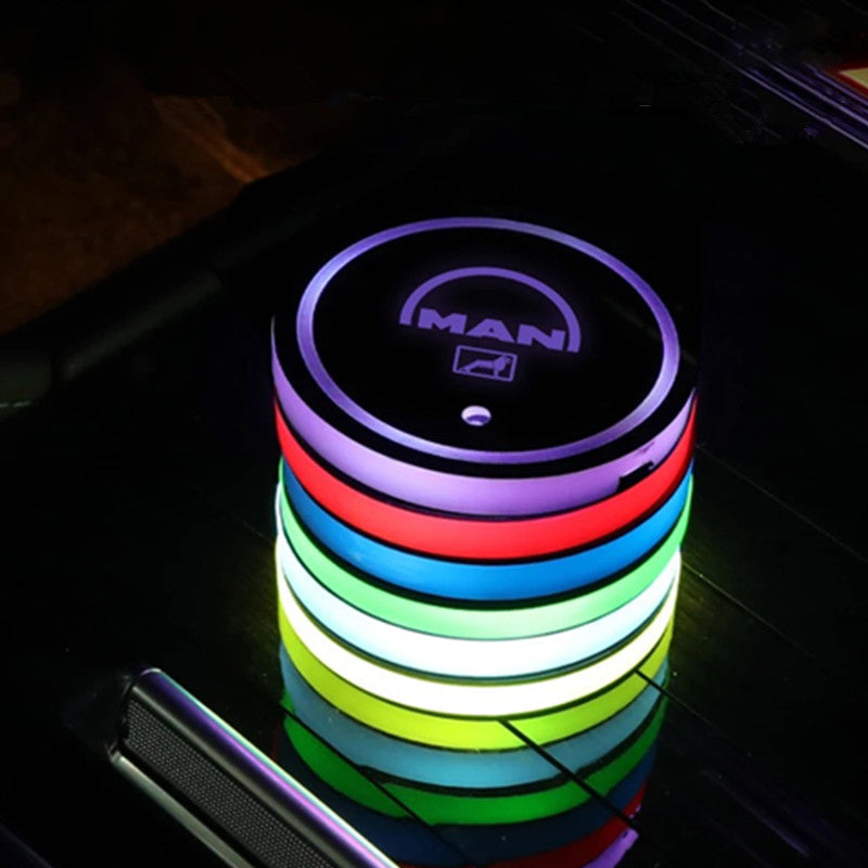 Discos de humor LED personalizados para interior Multi-Cor (2 peças)