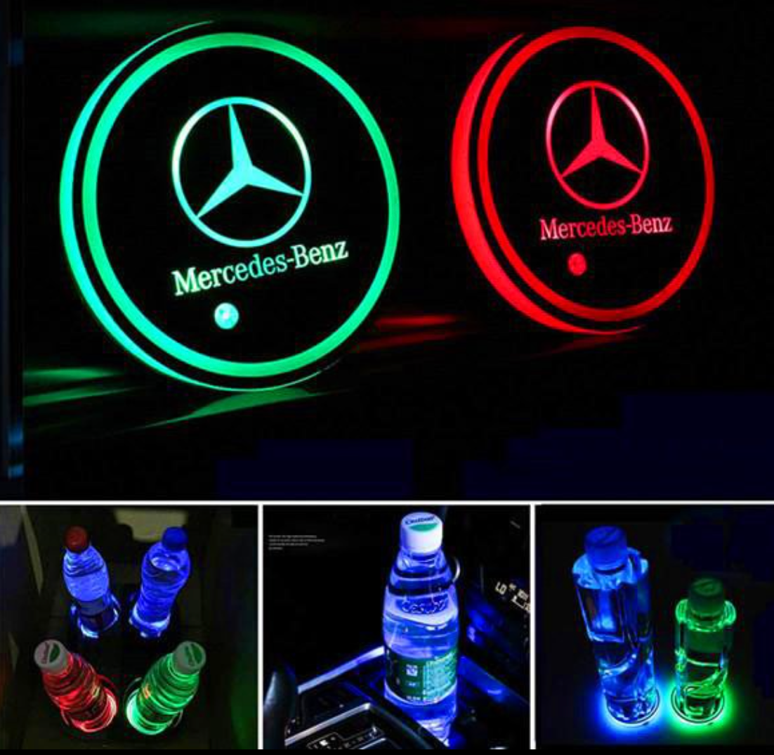 Discos de humor LED personalizados para interior Multi-Cor (2 peças)