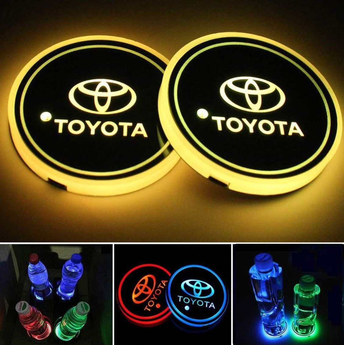 Discos de humor LED personalizados para interior Multi-Cor (2 peças)