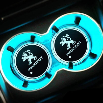 Discos de humor LED personalizados para interior Multi-Cor (2 peças)